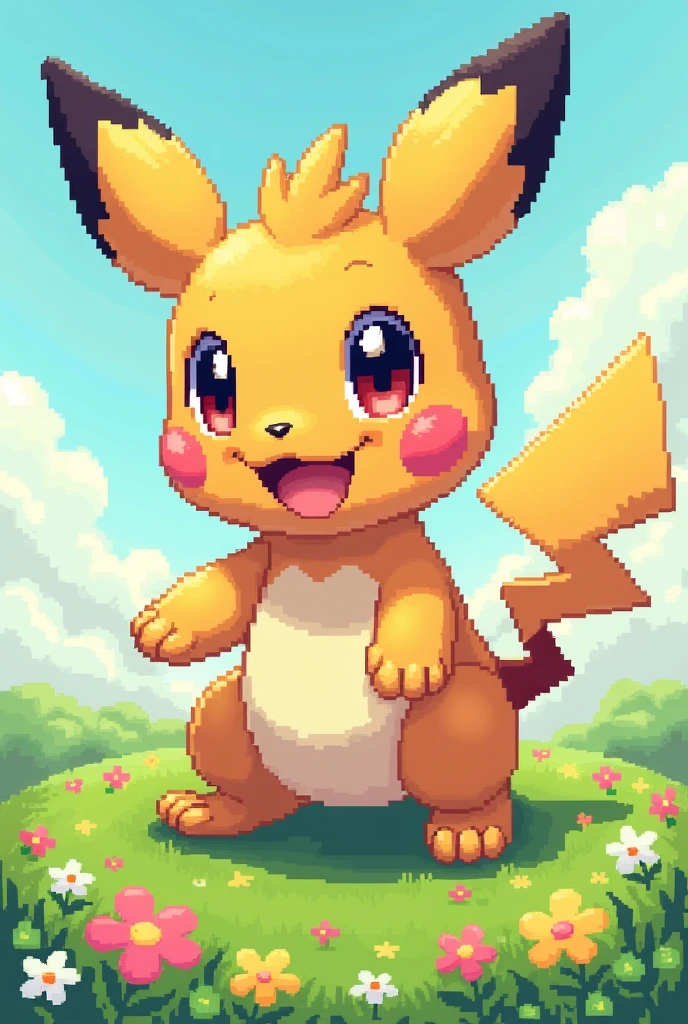 pixel art pokemon 32 pixels wide and 32 pixels high