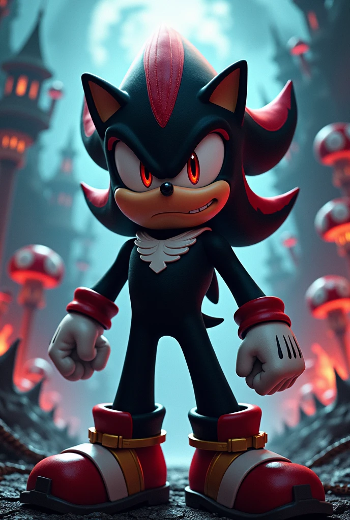 hazme un shadow the hedgehog version mario bross