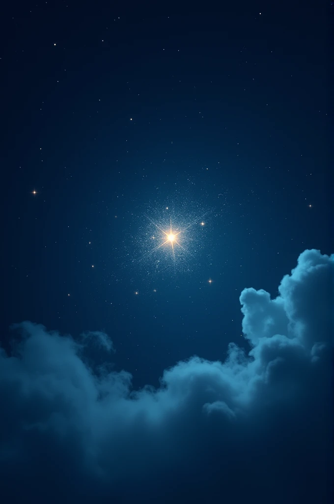 A little star in the night sky so bright,