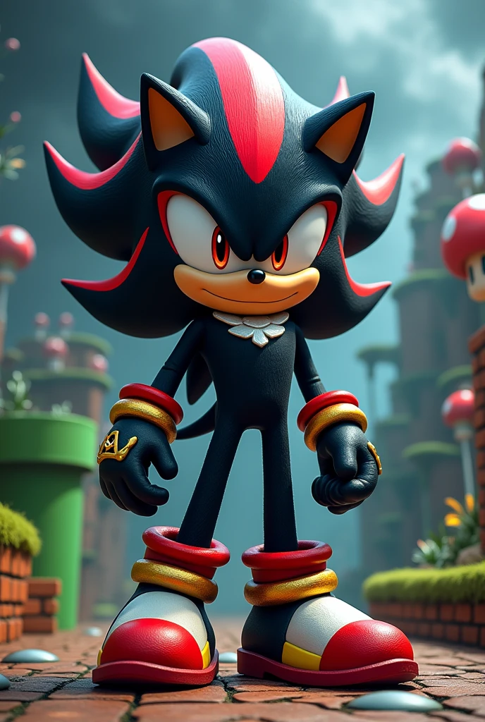 hazme un shadow the hedgehog version mario bross