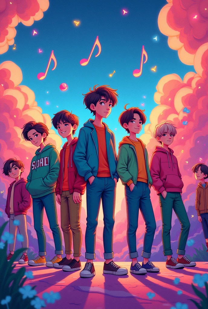 Bts kpop in cartoons 