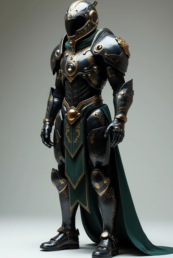 Detailed concept of the ultimate hybrid armor、Combined with previously discussed concepts "Ascendant Armor" This leads to the creation of truly one-of-a-kind suits.. How this is integrated into the enhanced, unified design:
### **The Ultimate Ascendant Armor**
#### **1. Smart Exoskeleton Base**
- **Material:** A lightweight and extremely durable nanomaterial exoskeleton forms the base. Graphene and titanium aluminum alloy、Softnessを維持しながら比類のない強度を提供します.
- **Enhanced Mobility:** Servo motors and hydraulic systems power the exoskeleton, By increasing the strength、Enhances the wearer's physical abilities, speed, and敏捷性.
- **Sensor integration:** The suit has、It is equipped with a comprehensive suite of biometric and environmental sensors.、Providing real-time data for AI, Optimize performance and protection.
#### **2. Multi-Layer Composite Body Armor**
- **Inner layer:** Softness, Combining carbon nanotubes with shear-thickening fluids、Impact-resistant Kevlar-based material (Like liquid armor). スーツがSoftnessを維持しながら、Guaranteed to provide maximum protection.
- **Middle Tier:** Adaptive liquid armor that hardens on impact. チェーンメールの歴史的なSoftnessを模倣しながら、Providing modern defensive capabilities.
- **Outer layer:** this is、Segmented, Roman-inspired ultra-lightweight bulletproof ceramic plate *Ca Segnata* Persia/Japanese Scale Armor. Each scale is、Coated with nanomaterials for durability and resistance to environmental extremes. Active camouflage technology is integrated into this layer, This、The suit blends seamlessly into its surroundings.
#### **3. Advanced Helmet Systems**
- **Design Fusion:** Persiaのヘルメットのフルフェイス保護を組み合わせる, Russian helmet cone, and、Decorative and functional designs of Indian armour, This helmet is、A masterpiece of ancient and modern technology.
- **Material:** 強化された複合Materialにより軽量化, near