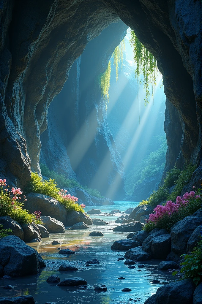 A drawing representing what a cave could be in your life