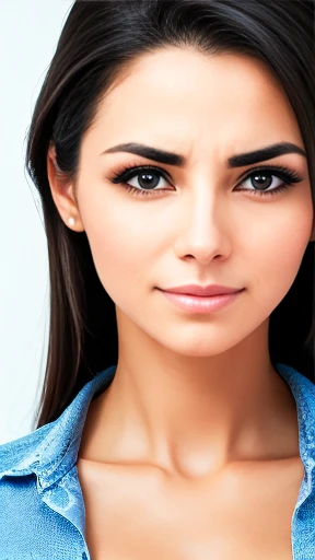 A woman misnagdim focus on the face