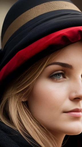 A Lithuanian woman focus on the face