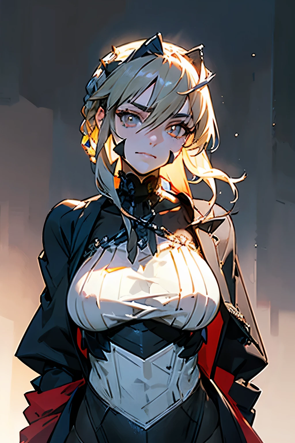 (full body), open clothes, ((upper body)), ((thick thighs)), (((masterpiece))), (highest quality), ((perfect face)), very deep eyes, (Beautiful Detailed Eyes),Perfect Anatomy, Eyeliner, nsfw, (cinematic lighting), detailed eyes, best quality, sidelight, (intricate details), detailed finger, (illustration:1. 1), (beautiful face:1. 15), superb, 8k wallpaper, extremely detailed, intricate, award-winning, hyper-detailed, photorealistic background, fate \(series\), assassin, braided hair