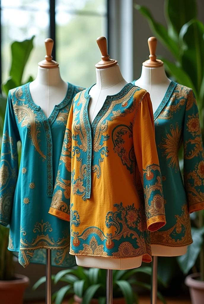 Create a collection of oversized blouses with 8 prints of your own creation, giving details of each print and their names and meanings. Create something revolutionary mixed with passion and meanings beyond what is seen.