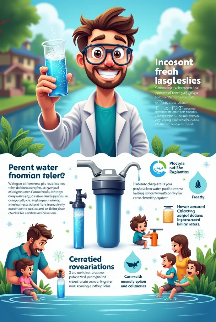pamphlet preventing waterborne diseases with chemistry