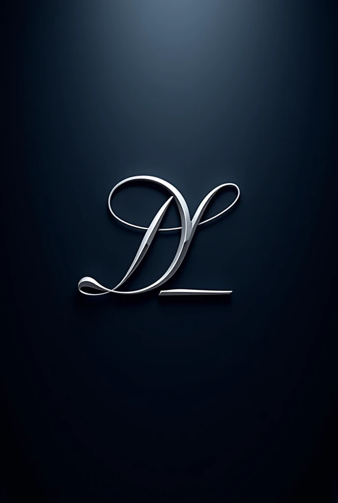 logo that makes you feel exclusive, unique and powerful with the letters DL SILVER COLOR