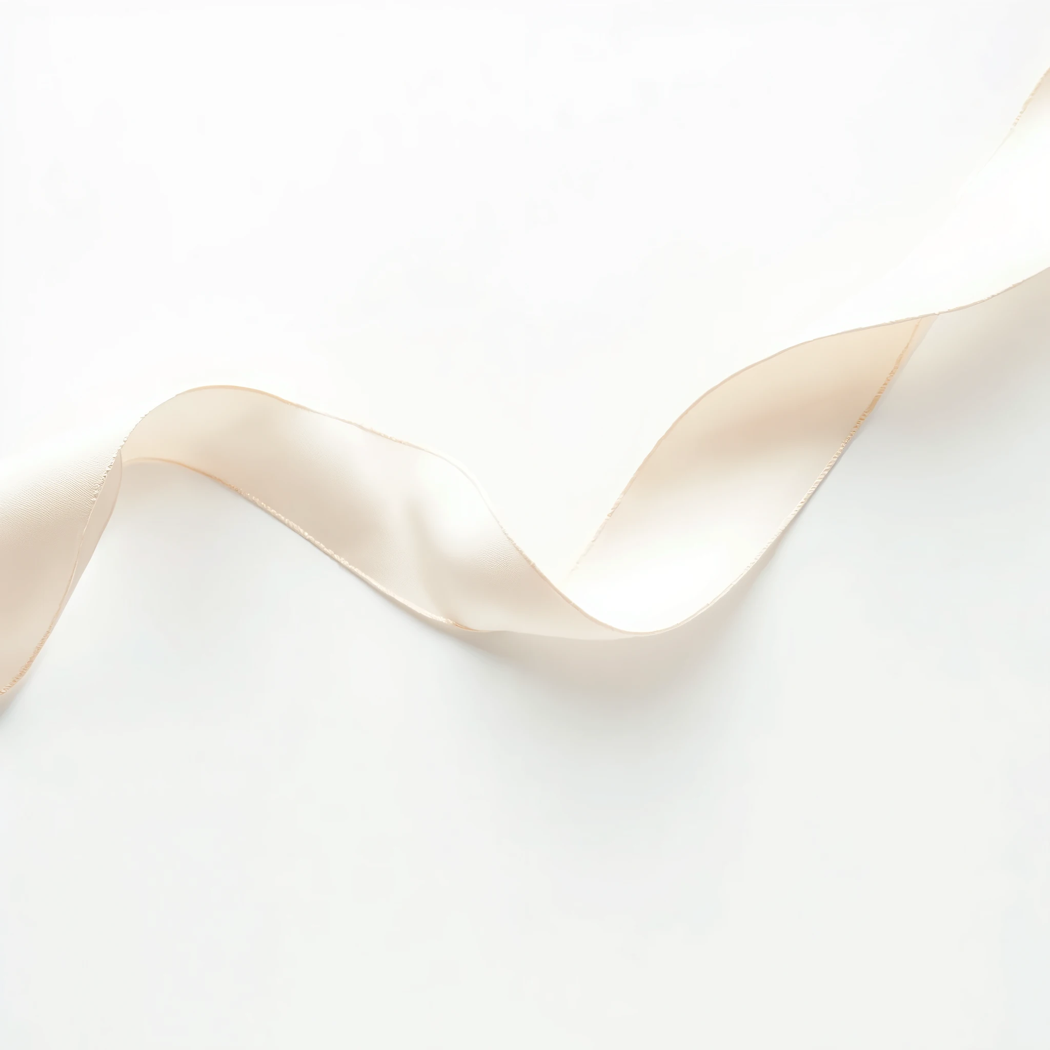 Label simple ribbon on white background
