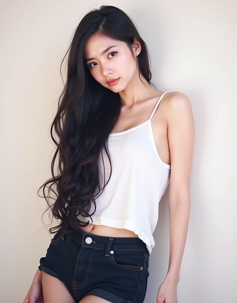 a naked woman,photorealistic,highly detailed,high quality,beautiful detailed eyes,beautiful detailed lips,extremely detailed face and skin,long eyelashes,flawless skin,perfect body,sensual pose,solo,looking at viewer,natural lighting,warm color palette,cinematic lighting,chiaroscuro,elegant,alluring,seductive