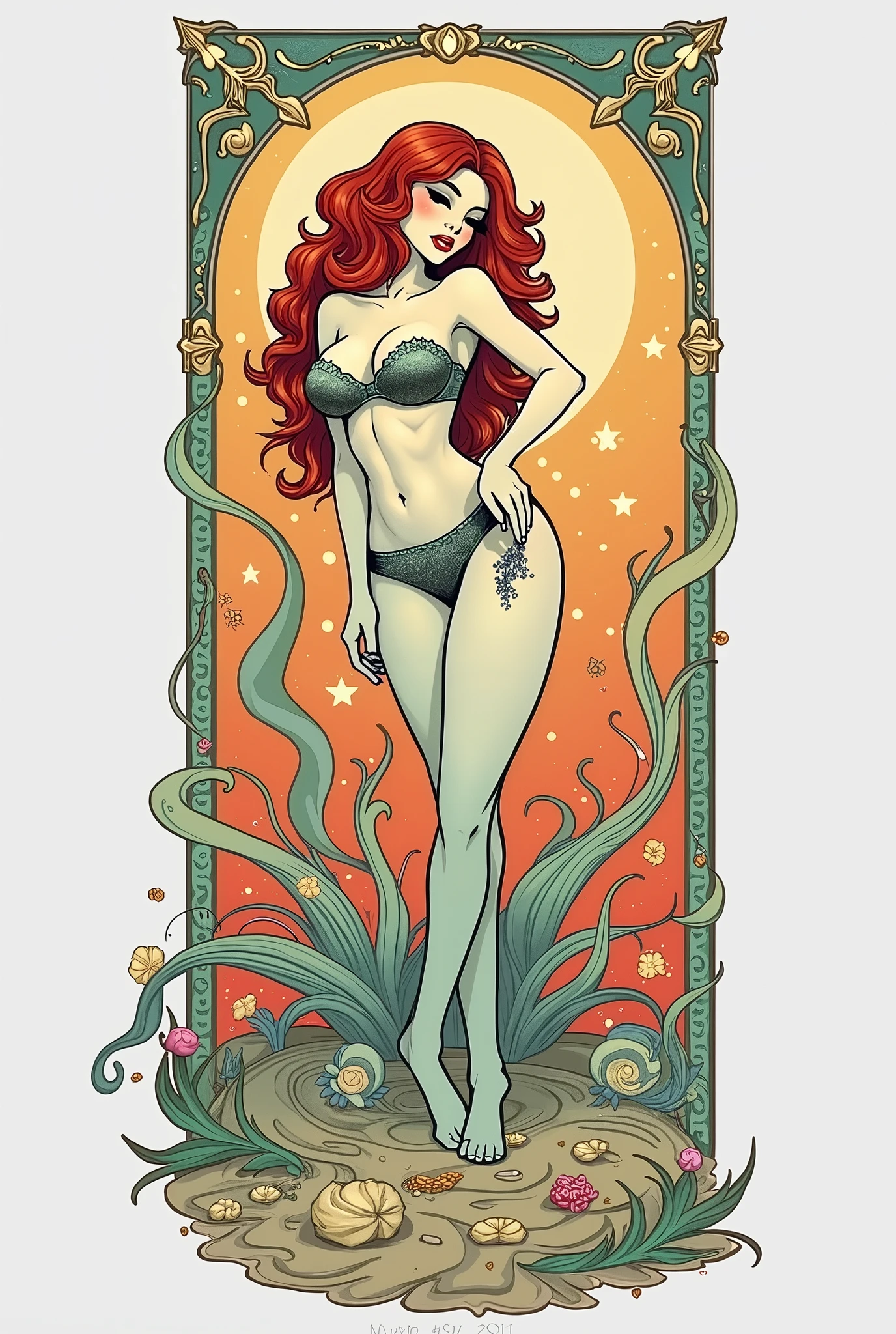 reedhead women in Musha style, (big tits:1.4), big ass, curvy shape, sexy underwear, fullbody, multicolor.
Completed81%