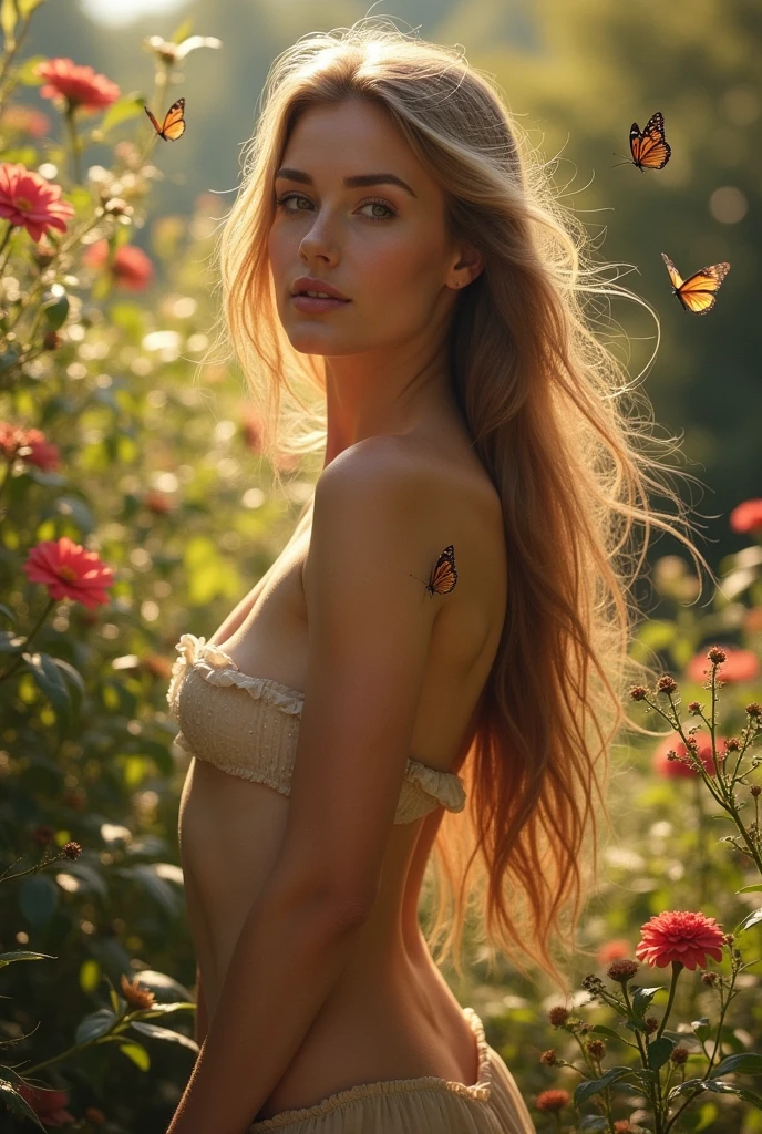 A beautiful nude woman