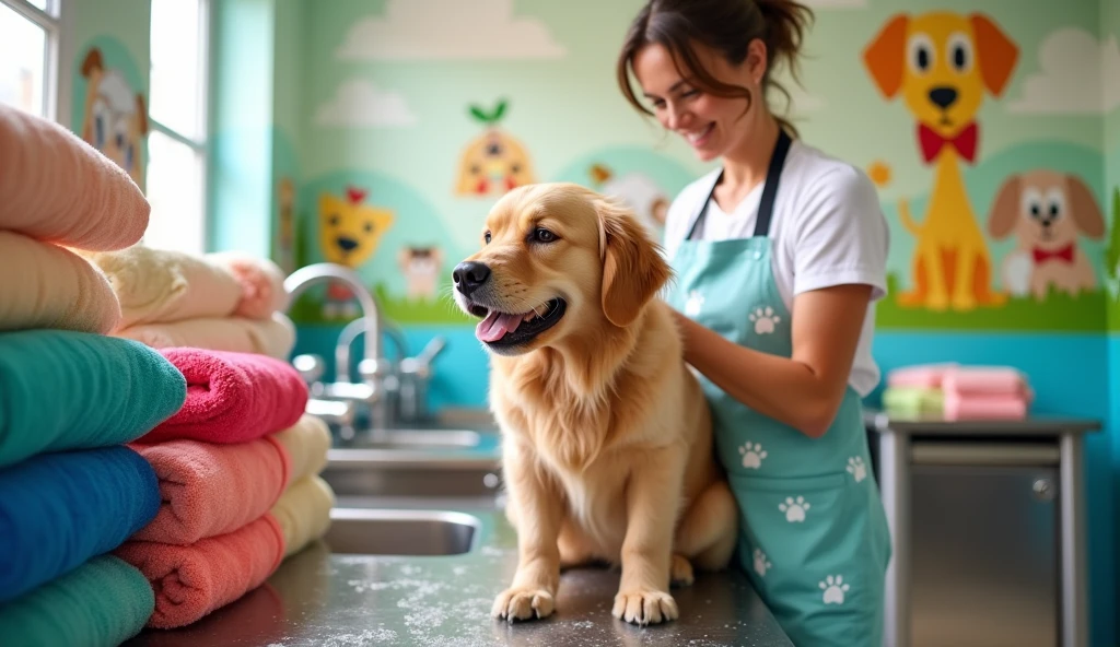 Dogs grooming room