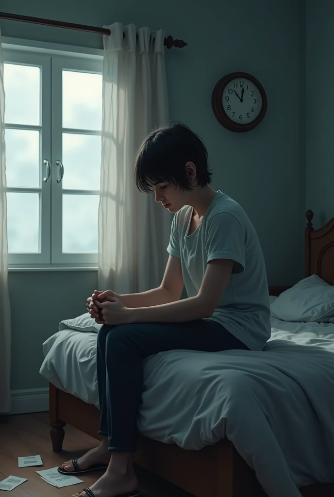 a worried person 