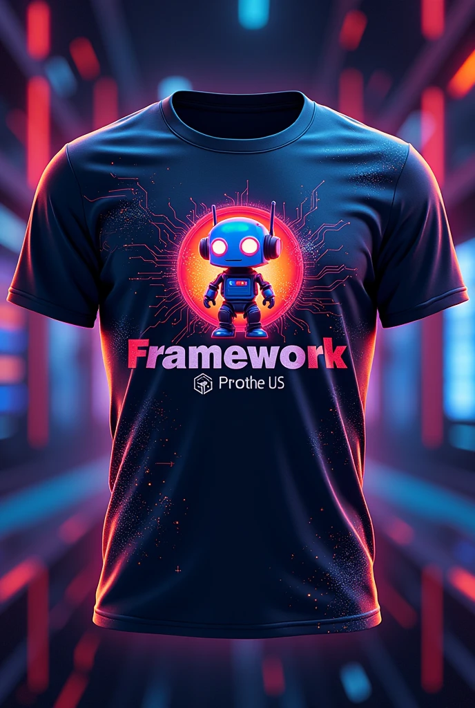 Framework Protheus TOTVS T-Shirt with Technology Mascot 