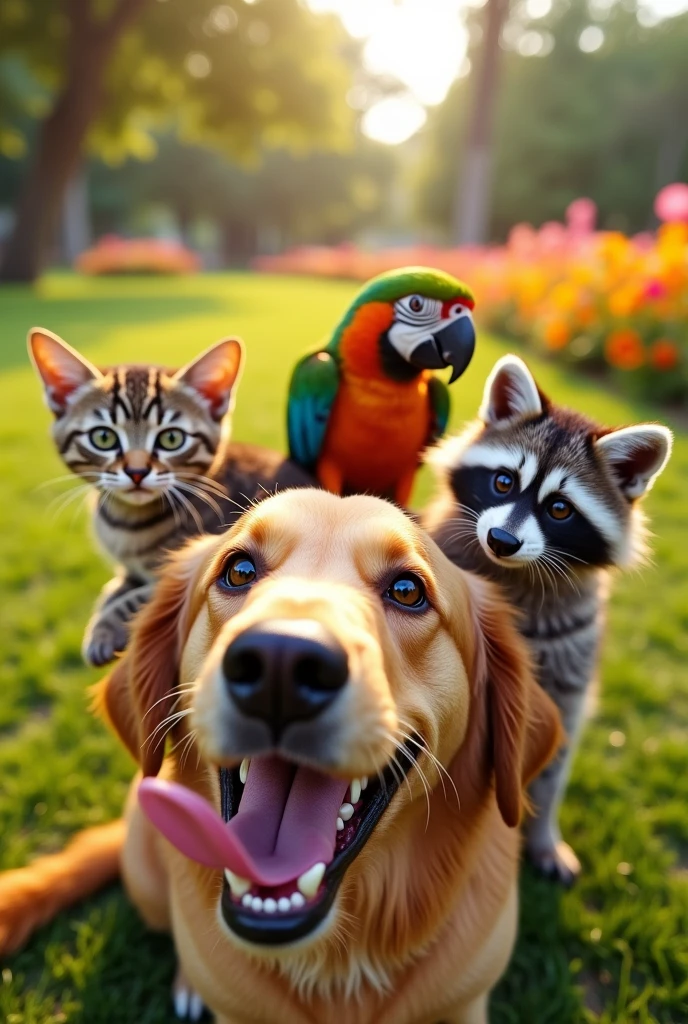 4 animal selfie cool