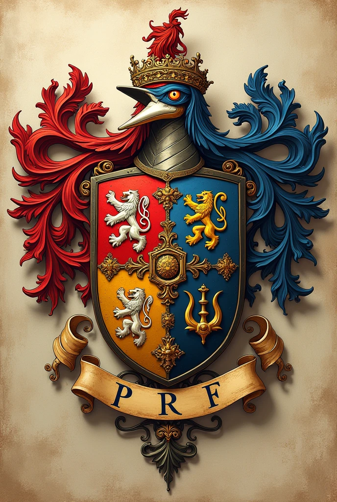 Mix the PRF and PF coat of arms into one
