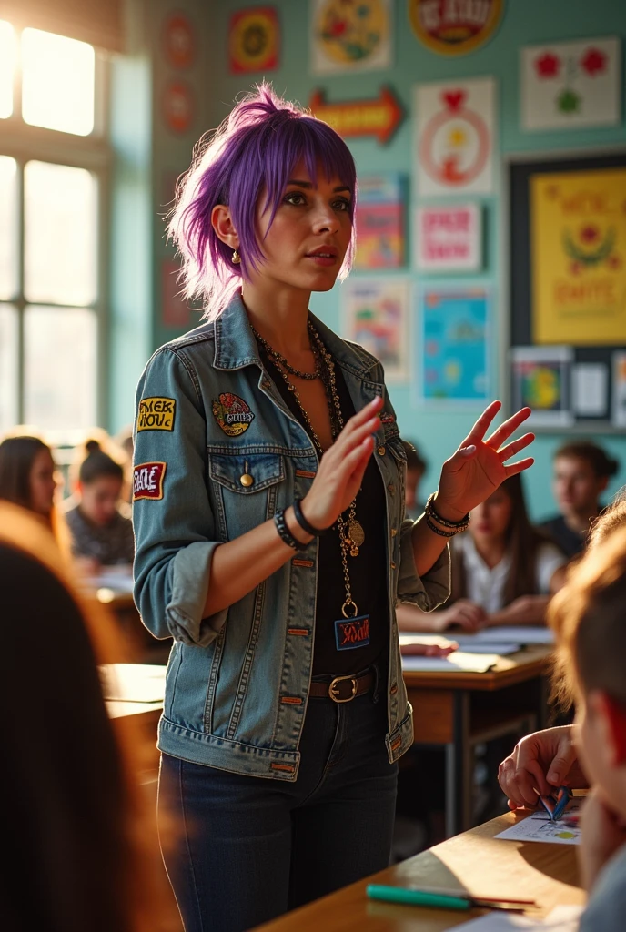 Joanna angel is a teacher