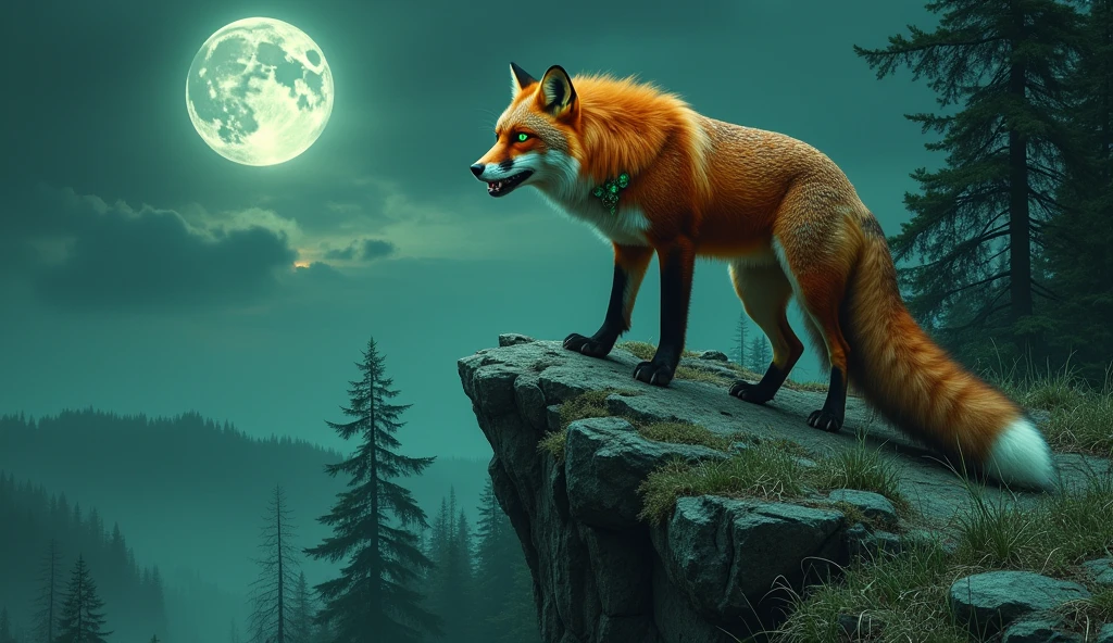 LEGENDARY OUTRAGEOUS FOX QUEEN OF THE PACK AT THE TOP MAJORITY MOONLIKE ANGRY