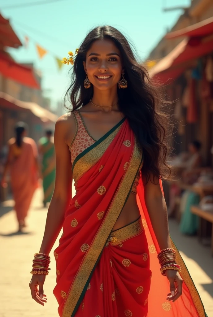 Indian woman with smooth ass


