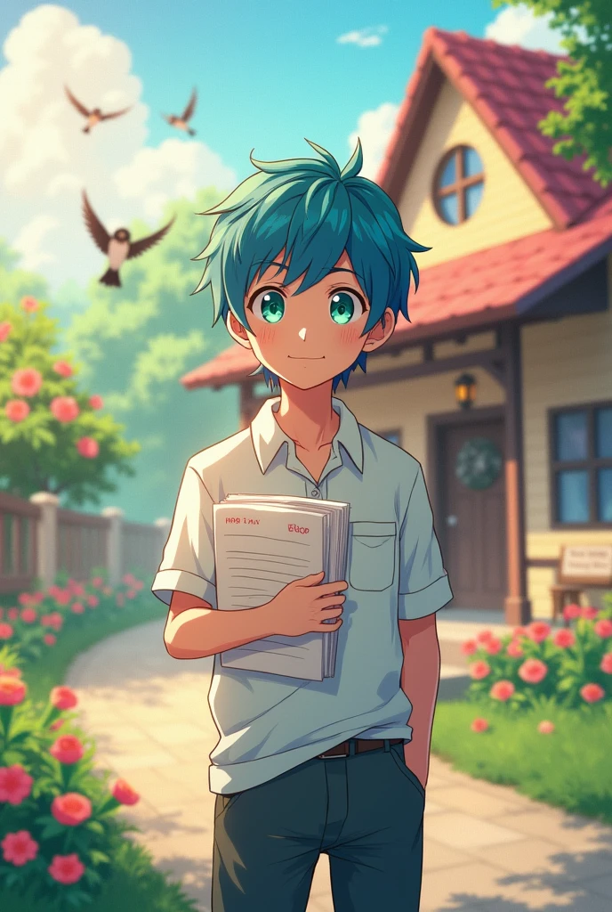 A 24-year-old anime boy who went to an orphanage to adopt a boy