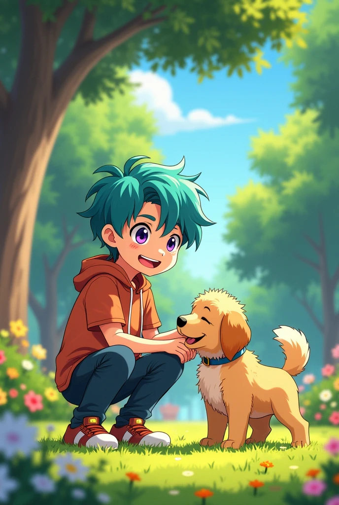 A 24-year-old anime boy who bought a dog