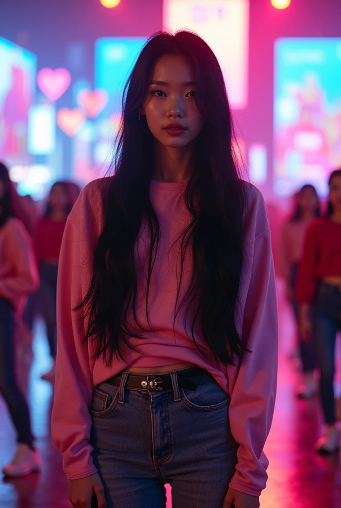 Create a member for a kpop group, she has to have black hair, be between 20 and 18 years old and be Thai 