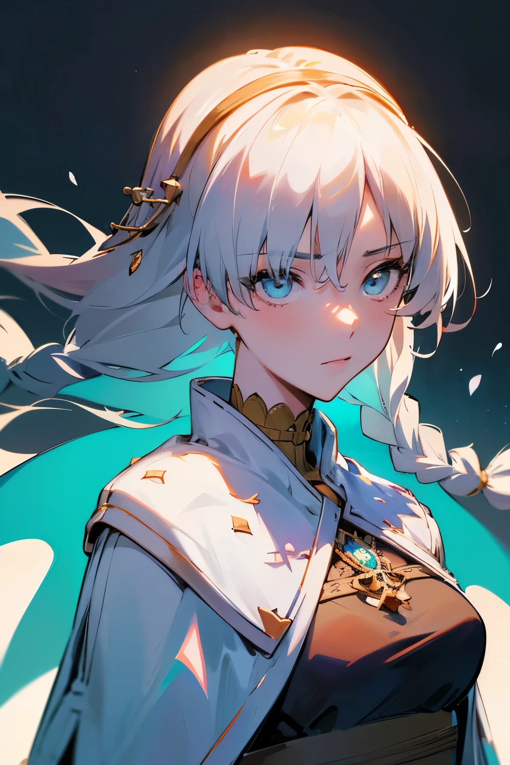 ((portrait, )), (full body), open clothes, ((wind)), ((upper body)), ((thick thighs)), ((close-up)), (portrait) (((masterpiece))), (highest quality), ((perfect face)), very deep eyes, (cinematic lighting), detailed eyes, best quality, sidelight, highres, (intricate details), detailed finger, (illustration:1. 1), highres, (beautiful face:1. 15), trending on artstation, superb, 8k wallpaper, extremely detailed, intricate, award-winning, hyper-detailed, photorealistic background, fate \(series\), Makima, braided hair