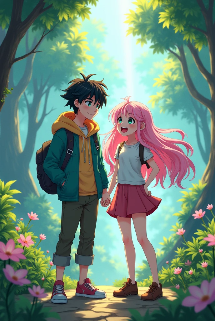 Anime girl boy