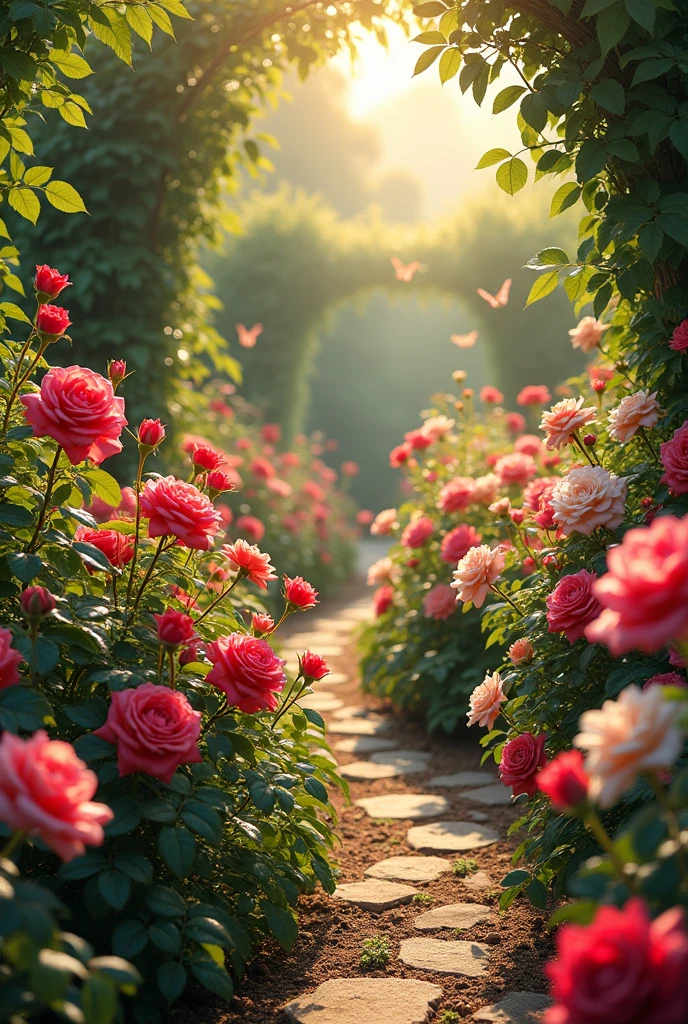  You can make a garden with roses 