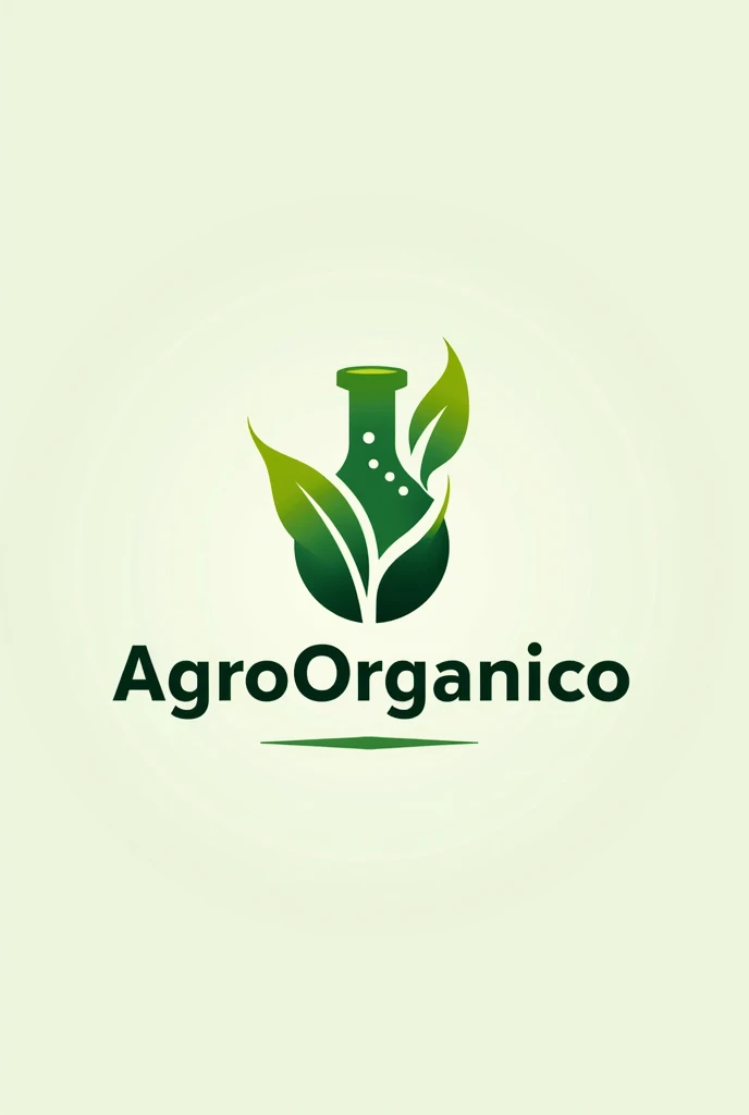 Make a creative and eye-catching logo for a company that makes organic chemicals and its name is AgroOrganico