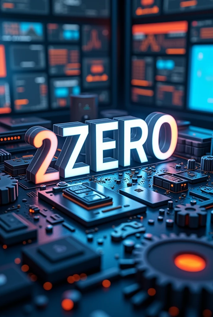 Robots Best logo with name 2ZERO