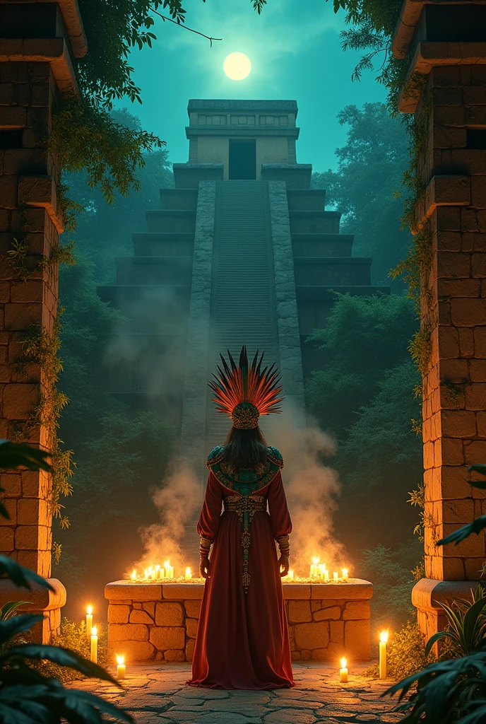 Sacrifice to the god Kukulkan