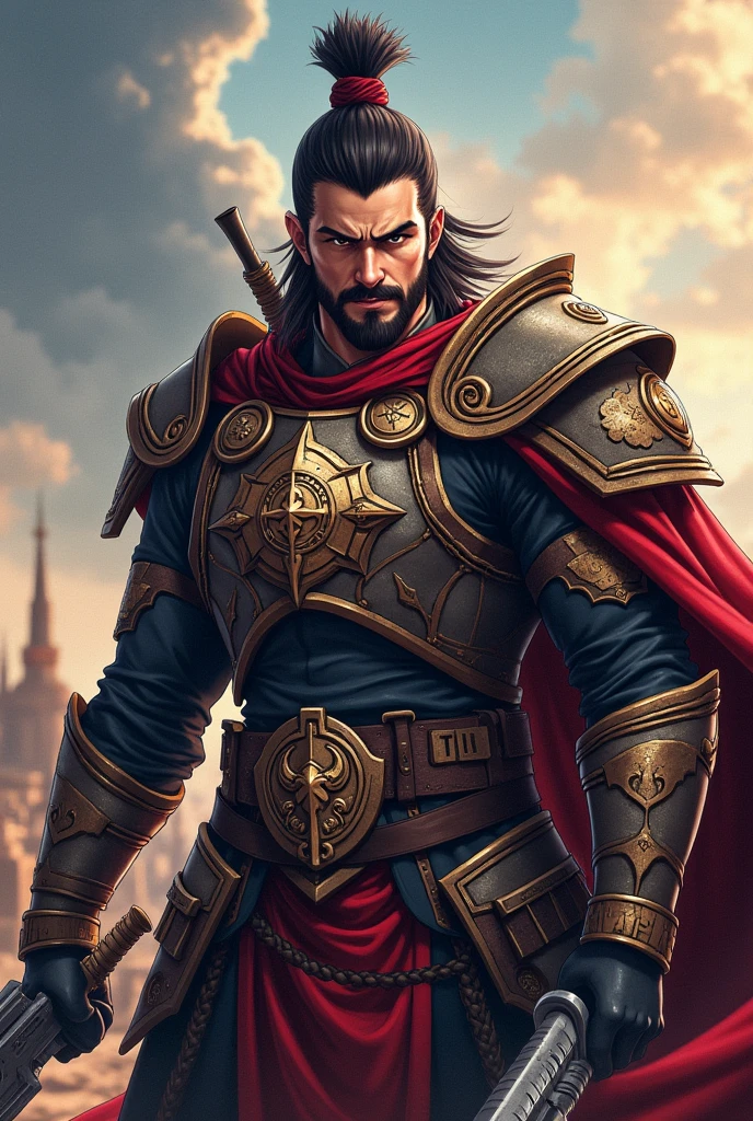 Ertugrul Anime with Guns with name on screen B2F DiRiLiS on chest pic for dp