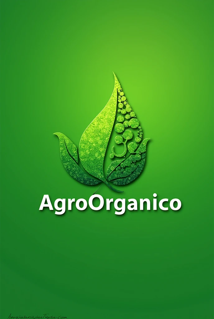 Make a creative and eye-catching logo for a company that makes organic chemicals and its name is AgroOrganico