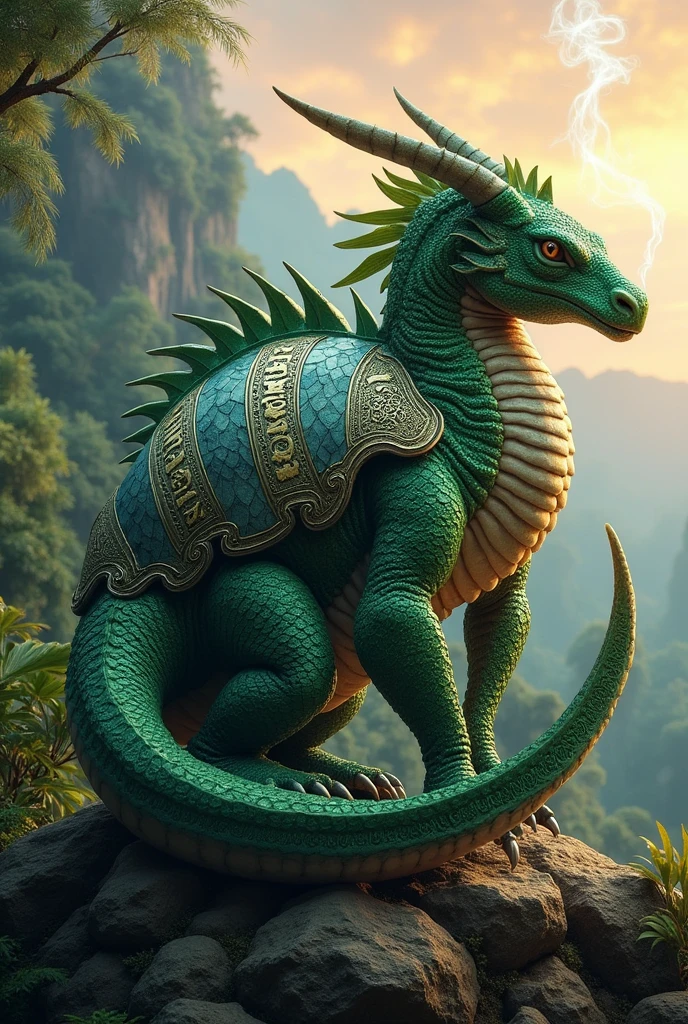 Fusion between dragon and armadillo