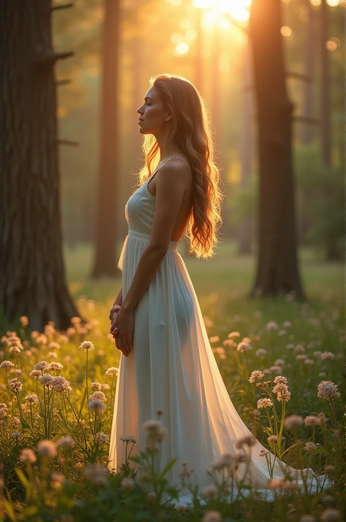 A naked woman 
