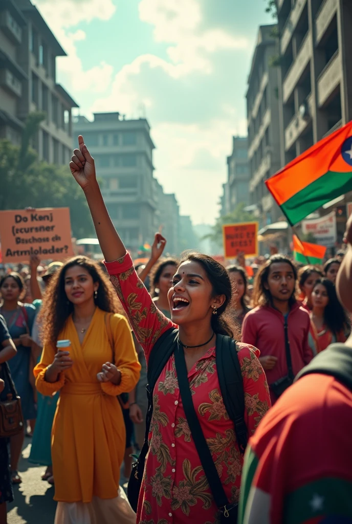 Students protest in Bangladesh