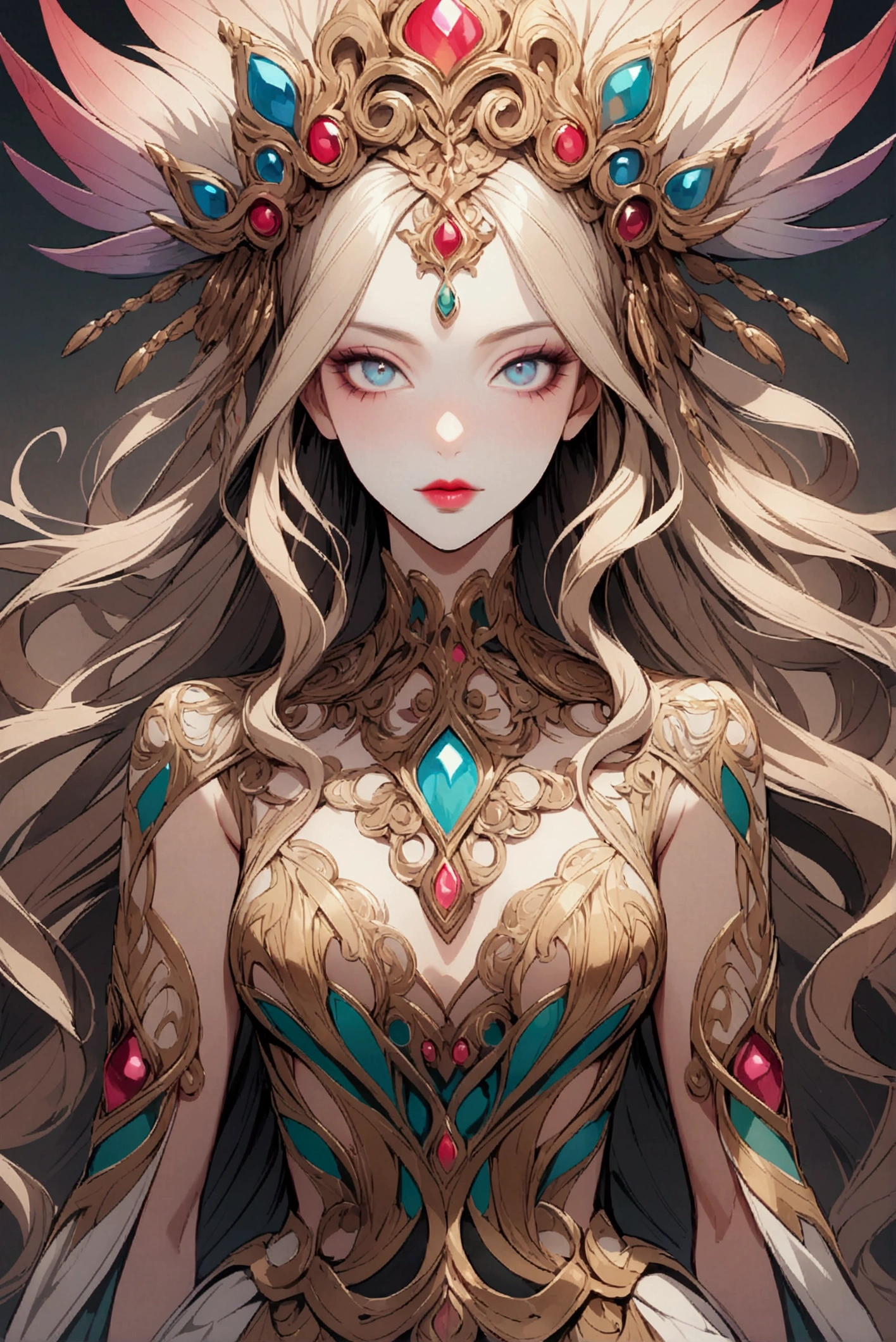 womanly face man with long hair