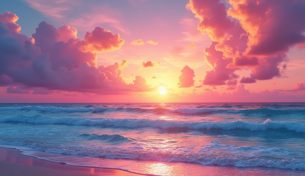 (((sky))) with clouds and the sea, vice city gta