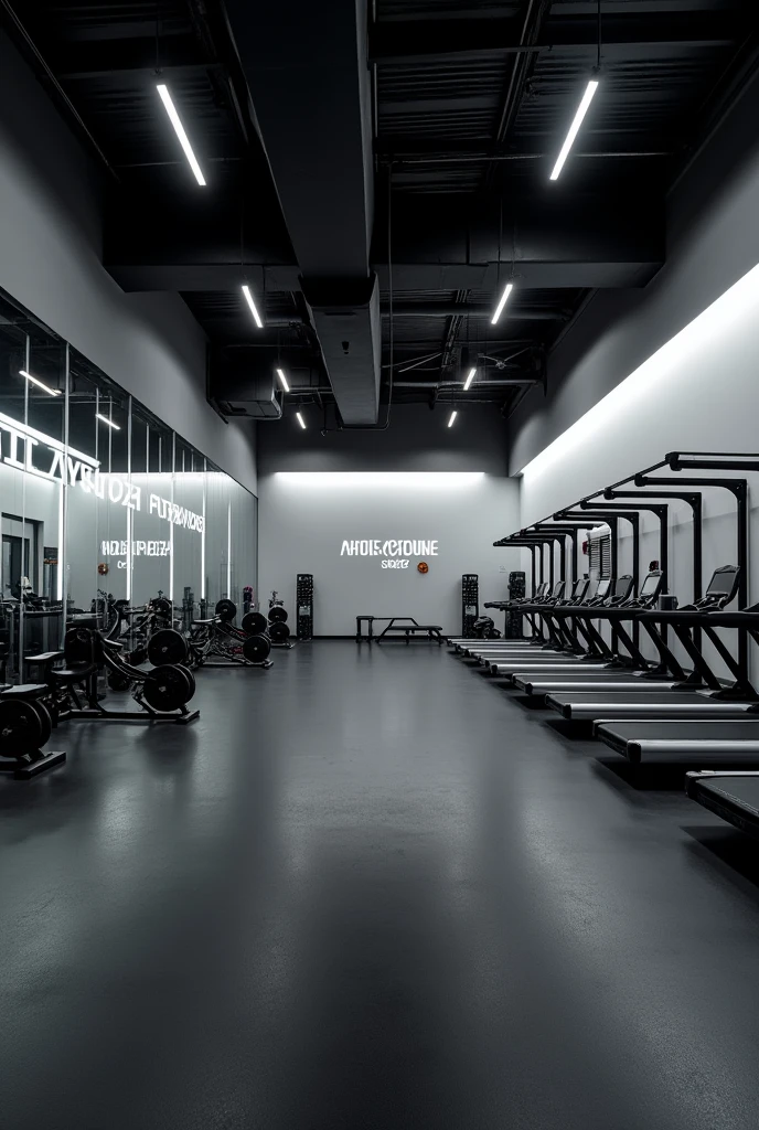 Background for stories. Fitness theme. Space to put the polls. Emphasis on white and black colors.