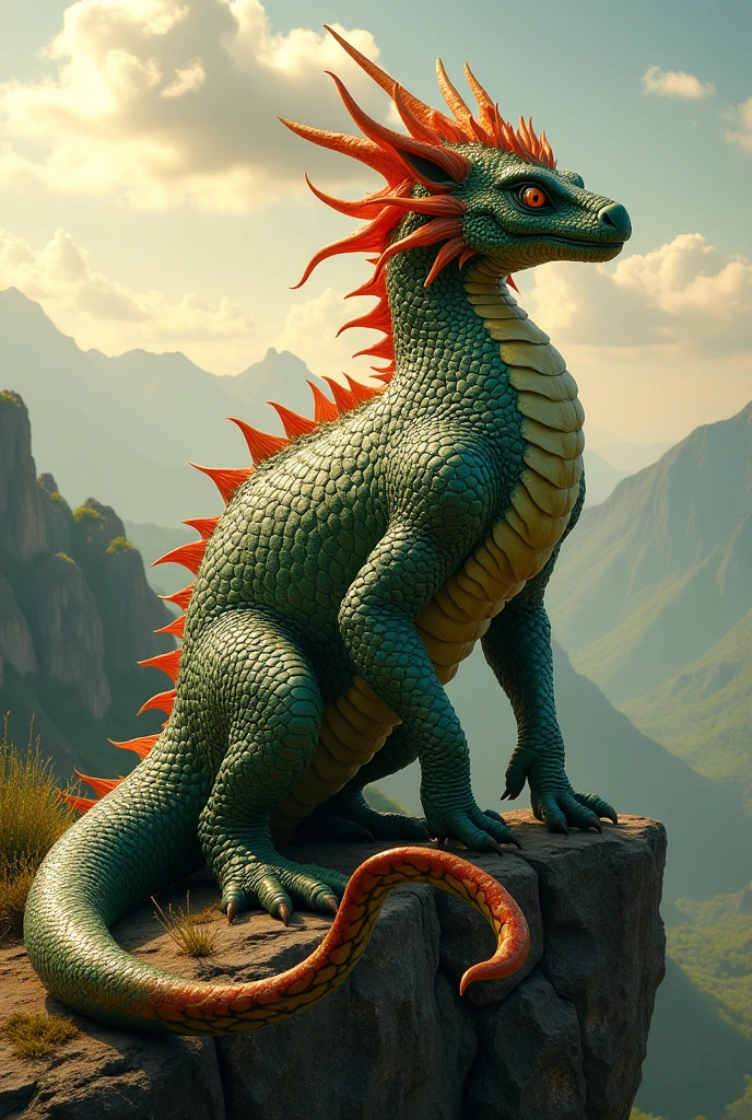 Fusion between dragon and armadillo