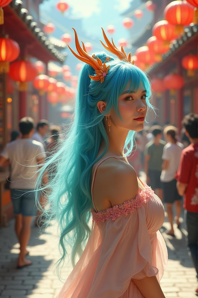 ganyu ealkong around the public 