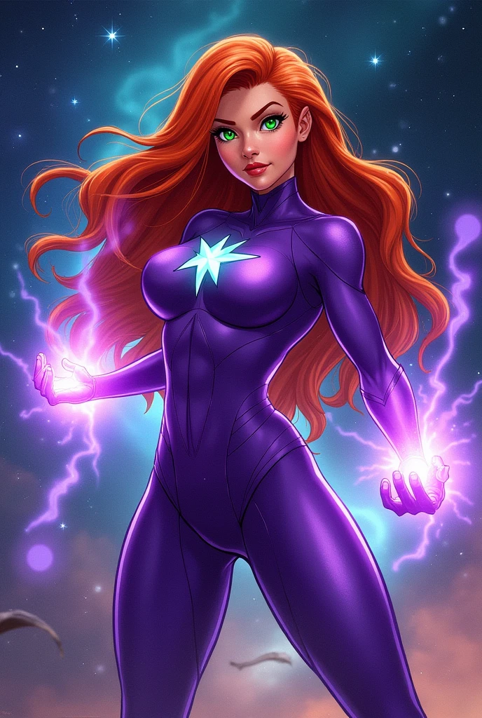 Starfire from tean titans


