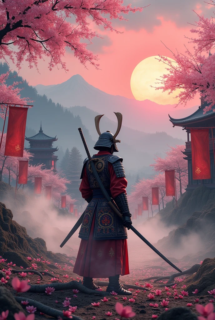 Japan in the old days ,War background 