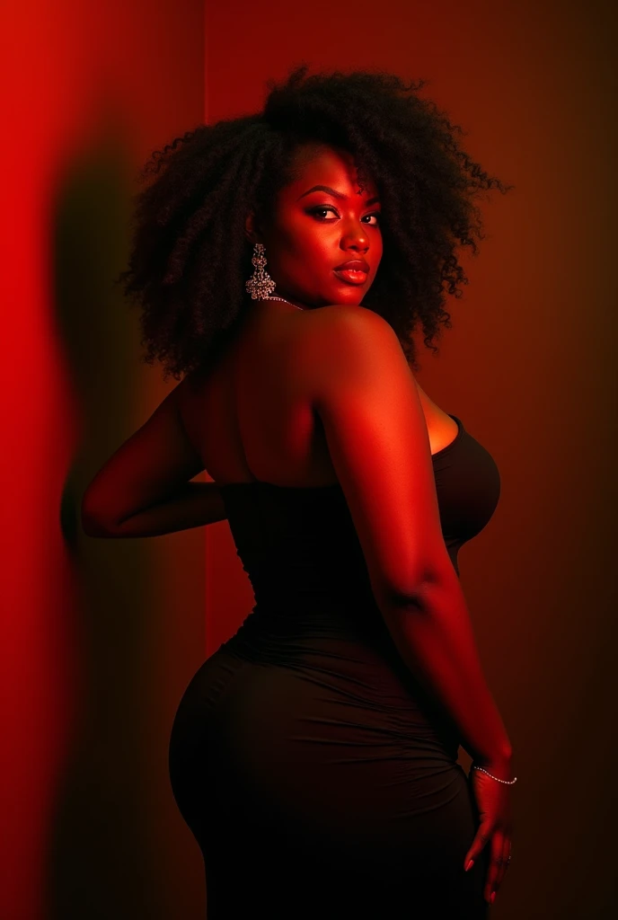 Black girl twerking in a thong