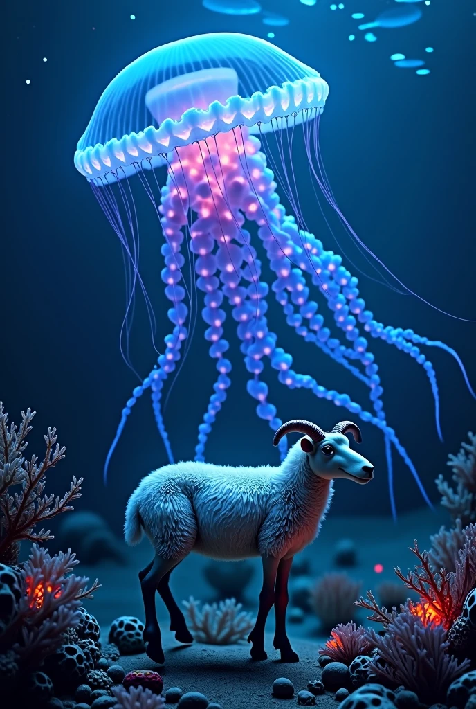 A deep-sea sheep encounters a never-before-seen species at the bottom of the sea