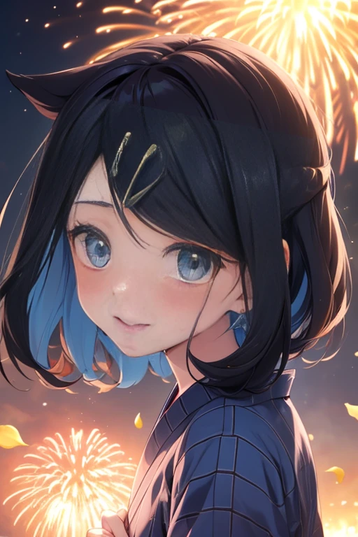 ((nsfw)), (masterpiece, Highest quality, 8K ultra-high resolution:1.6), Not wearing underwear, , kawaii, Pokemon Riko, (A colorful navy blue yukata, night: 1.4), (Summer festival), ((turn around)), Beautiful Eyes,Flash photography, Backlight, ((Close-up of face:1.4)), (The best smile:1.4), ((((Sweat)))), (Show your palm to the camera), (Beckon), Written boundary depth, Dramatic portrayal, (Colorful fireworks background), Focus of the film, , Emotional composition, Emotional engine full throttle BREAK Young and cute, Slender body, Flat Chest, Highly detailed glossy skin,Sweat, 完璧なPokemon Riko
, Wind, detailed in the Wind, petals dancing in the Wind
BREAK
ultra detailed crystal eyes, Eyes like shining jewels