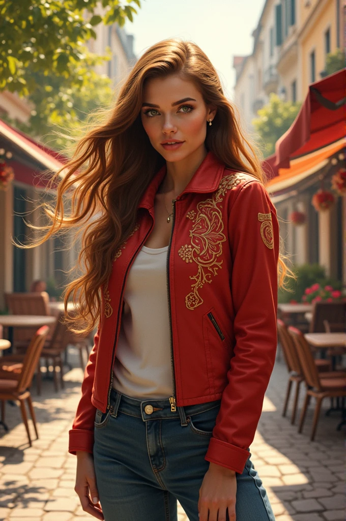 A woman
